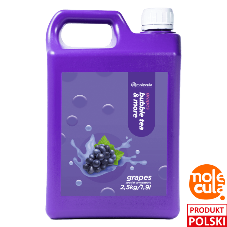 SYROP do BUBBLE TEA - WINOGRONO - 2,5kg - KONCENTRAT SOK