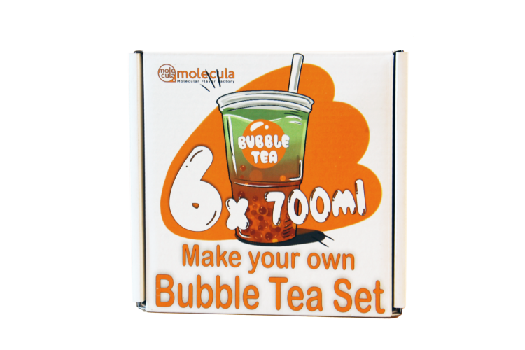 Grab&Go - ZESTAW do BUBBLE TEA 6 x 700ml - Kulki: kiwi, marakuja + Syrop: wiśnia, mango