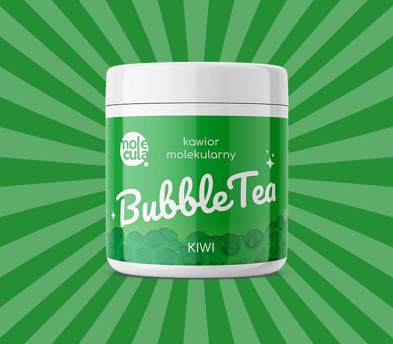 Kawior molekularny do Bubble Tea o smaku kiwi