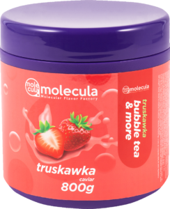 Molekularny kawior do Bubble Tea Truskawka 0,8kg